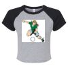 Women's Micro Rib Raglan Baby Tee Thumbnail