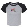 Women's Micro Rib Raglan Baby Tee Thumbnail