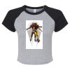 Women's Micro Rib Raglan Baby Tee Thumbnail