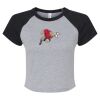 Women's Micro Rib Raglan Baby Tee Thumbnail