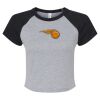 Women's Micro Rib Raglan Baby Tee Thumbnail