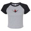Women's Micro Rib Raglan Baby Tee Thumbnail