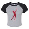 Women's Micro Rib Raglan Baby Tee Thumbnail