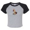 Women's Micro Rib Raglan Baby Tee Thumbnail