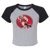 Women's Micro Rib Raglan Baby Tee Thumbnail
