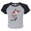 Women's Micro Rib Raglan Baby Tee Thumbnail