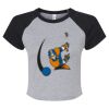 Women's Micro Rib Raglan Baby Tee Thumbnail