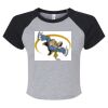 Women's Micro Rib Raglan Baby Tee Thumbnail