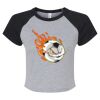 Women's Micro Rib Raglan Baby Tee Thumbnail