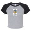 Women's Micro Rib Raglan Baby Tee Thumbnail