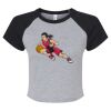 Women's Micro Rib Raglan Baby Tee Thumbnail