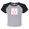 Women's Micro Rib Raglan Baby Tee Thumbnail