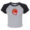 Women's Micro Rib Raglan Baby Tee Thumbnail