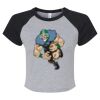 Women's Micro Rib Raglan Baby Tee Thumbnail