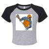 Women's Micro Rib Raglan Baby Tee Thumbnail