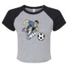 Women's Micro Rib Raglan Baby Tee Thumbnail