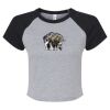 Women's Micro Rib Raglan Baby Tee Thumbnail