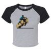 Women's Micro Rib Raglan Baby Tee Thumbnail
