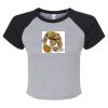 Women's Micro Rib Raglan Baby Tee Thumbnail