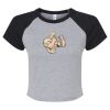 Women's Micro Rib Raglan Baby Tee Thumbnail