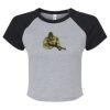 Women's Micro Rib Raglan Baby Tee Thumbnail