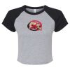 Women's Micro Rib Raglan Baby Tee Thumbnail