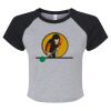 Women's Micro Rib Raglan Baby Tee Thumbnail