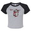 Women's Micro Rib Raglan Baby Tee Thumbnail