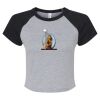 Women's Micro Rib Raglan Baby Tee Thumbnail
