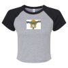 Women's Micro Rib Raglan Baby Tee Thumbnail