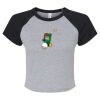 Women's Micro Rib Raglan Baby Tee Thumbnail