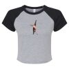 Women's Micro Rib Raglan Baby Tee Thumbnail