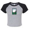 Women's Micro Rib Raglan Baby Tee Thumbnail