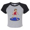 Women's Micro Rib Raglan Baby Tee Thumbnail