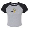 Women's Micro Rib Raglan Baby Tee Thumbnail
