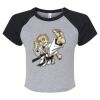 Women's Micro Rib Raglan Baby Tee Thumbnail