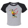 Women's Micro Rib Raglan Baby Tee Thumbnail