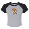 Women's Micro Rib Raglan Baby Tee Thumbnail