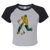 Women's Micro Rib Raglan Baby Tee Thumbnail