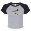 Women's Micro Rib Raglan Baby Tee Thumbnail