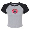 Women's Micro Rib Raglan Baby Tee Thumbnail