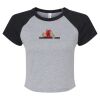 Women's Micro Rib Raglan Baby Tee Thumbnail