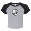 Women's Micro Rib Raglan Baby Tee Thumbnail