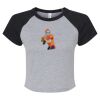 Women's Micro Rib Raglan Baby Tee Thumbnail