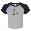 Women's Micro Rib Raglan Baby Tee Thumbnail