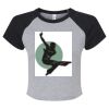 Women's Micro Rib Raglan Baby Tee Thumbnail
