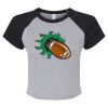 Women's Micro Rib Raglan Baby Tee Thumbnail