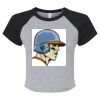 Women's Micro Rib Raglan Baby Tee Thumbnail
