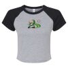 Women's Micro Rib Raglan Baby Tee Thumbnail