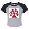 Women's Micro Rib Raglan Baby Tee Thumbnail